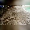 A severely settled pool deck was creating an uneven surface and visible cracking for this homeowner.