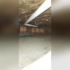 Radon exhaust piping inside crawlspace exiting the rear wall.