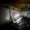 Suction point from the sump with mitigation piping in crawlspace
