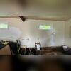 garage walls before work performed