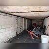 It was evident that water was also making its way through these walls from the water stains and deterioration of the paint on the concrete blocks. Something needed to be put in place to stop the water from leaking through.
