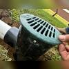 LawnScape&trade;&nbsp;is a pipe buried from the downspout to a special LawnScape&trade; outlet that lets the water out onto the surface while camouflaging the end of the pipe. The lid comes off for easy cleaning. LawnScape&trade; is best used for downspout extensions over 8' long.