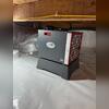 A compact dehumidifier designed to fit perfectly in crawl spaces! It is set to maintain 55% relative humidity, helping keep the space dry and healthy.