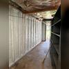 2" closed cell spray foam applied to the garage walls