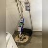 The TripleSafe sump pump has a battery powered backup that kicks on if a power outage occurs, keeping this basement dry even in storm situations.