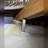 Three SmartJacks were installed throughout the crawl space to replace the failing supports. These adjustable steel posts can be set to the proper height, helping restore stability and support to the home up above.