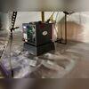 This dehumidifier will ensure the sealed air in the space stays dry and controlled.