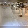 The CleanSpace creates a vapor barrier while also added a bright and clean finish to the space.