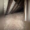 Attic Insulation is blown into the space, creating a functional heat barrier that will keep all heat inside of this home during cold months.