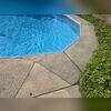 Cracks throughout the pool yard were addressed with NexusPro, a flexible joint and crack sealant designed to help protect concrete from water and weather exposure.