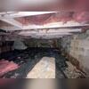 The crawl space before our team encapsulated.