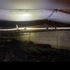 6 mil vapor barrier and signs of water along the foundation walls