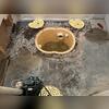 We installed our biggest available sump liner in the corner of the basement. As you can see, the system was already filtering groundwater towards the sump basin and filling it up with water. The three yellow stands you see around the floor in this photo are our pump stands. These stands make sure...