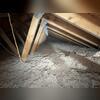 An additional 10' of TruSoft Cellulose Insulation installed in this attic