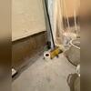 This wet basement needed some help. We prepped the space for the drainage system!