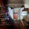 Weak beams in the basement were causing the floors in the home to sink.