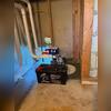 A TripleSafe sump pump was installed to provide top-notch protection against water intrusion. Featuring three separate pumps inside, the system is built to keep water out and the basement dry.