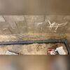 WaterGuard&reg; is installed along the basement perimeter to capture water entering through the foundation and direct it toward the sump pump.