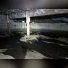 This crawl space had experienced severe water intrusion, with moisture covering the vapor barrier and creating the perfect environment for mold, rot, and poor indoor air quality.