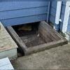 The crawl space was fully exposed and open, welcoming in rodents, debris, and outside air.