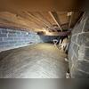 The crawl space before the project began.