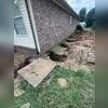 These piers stabilize the foundation in order to help prevent any further cracking or foundation failure.