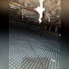 After removing the old liner, we first put down drainage matting to fortify the encapsulation and add a thermal break.