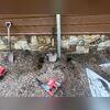 Digging below footer
