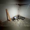 Moisture staining and discoloration are visible along the bottom of the basement walls, showing areas where water intrusion has been a concern. A basement waterproofing system was installed to capture water entering around the foundation and direct it toward the sump pump system, helping keep the...