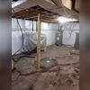 Here you can see that our foreman and his team started to waterproof the walls using our CleanSpace Wall System. This vapor barrier is designed to keep water and humidity from seeping through the foundation walls and into the basement. It also does not support mold growth thanks to its built in...