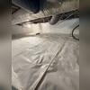 We encapsulated the crawl space with CleanSpace, creating a sealed barrier between the crawl space and the exposed ground while helping control moisture entering the space.