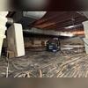 Pre Installation, rips in the vapor barrier and debris throughout