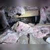 Moisture was causing some big problems in this crawl space. The fiberglass insulation was falling down and the old vapor barrier really needed to be replaced.