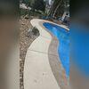 Our crew made quick and thorough work with this pool deck. Leveling each concrete slab to create a safe walking space, and sealing each joint with our sealant to ensure no water could enter underneath the slabs.
