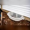 Before installing the new concrete, our team installed a SunHouse window well system for the homeowner, creating a finished and functional solution around the basement window while the walkway area was already being addressed.