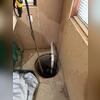 The old sump pump system inside this basement had failed, causing the leaks and eventual water damage in the basement. Without additional precautions being installed to the system it could fail leaving your home unprotected from water or leaks.