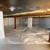 With the old vapor barrier replaced with our CleanSpace, this crawl space has a new and improved look!