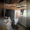 2" Closed Cell spray foam insulation applied to the foundation walls