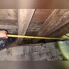 As this home has aged the floors have started sagging due to the floor joists sinking.