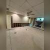 The water soaked drywall is removed to prepare for the WaterGuard installation.