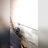 Breaking up the perimeter of the wall to break down to the top of the footer