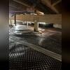 Drainage matting helps protect the structure from long-term water exposure.