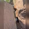 Excavated locations along the home's exterior provide access for installing helical piers to support the foundation in Rio Rico, Arizona.