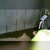 WaterGuard is designed to drain leaks to the newly installed TripleSafe sump pump. Together, these systems will keep this basement dry!
