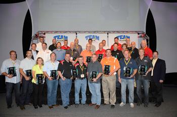 John's Waterproofing was recognized as a top dealer at this year's Team Basement Systems Convention.