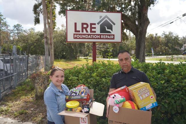 LRE donates toys to Toys for Tots.