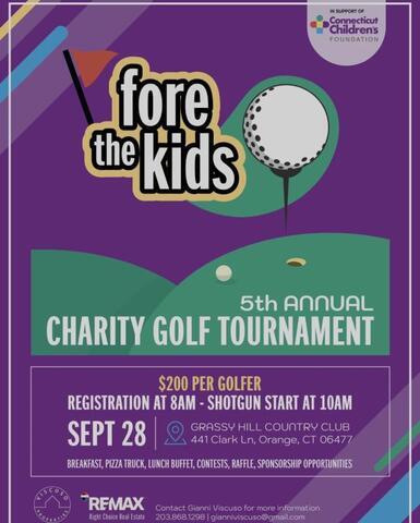 Join PCRS in our support of the Connecticut Children's Foundation with the 5th Annual Fore the Kids ...