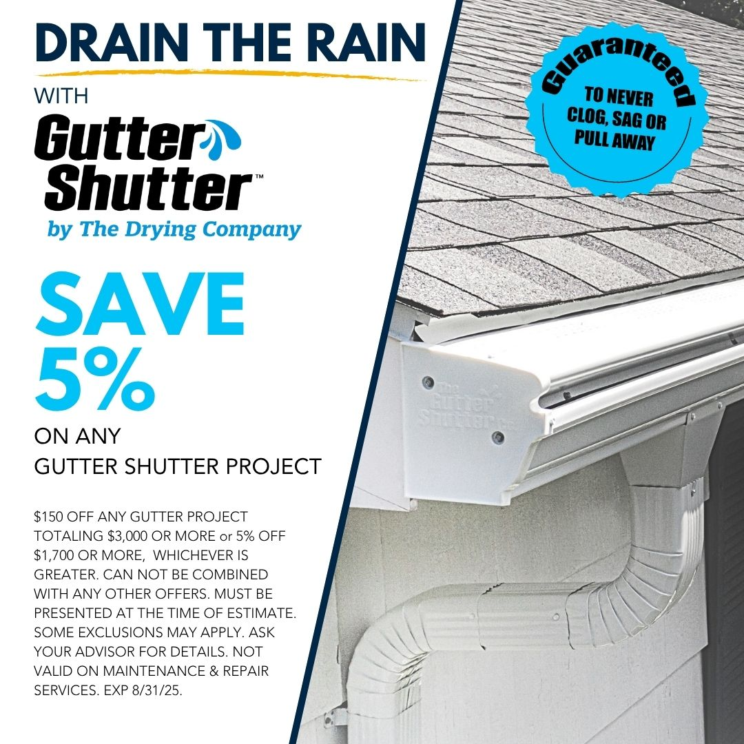 $150 or 5% off Gutters