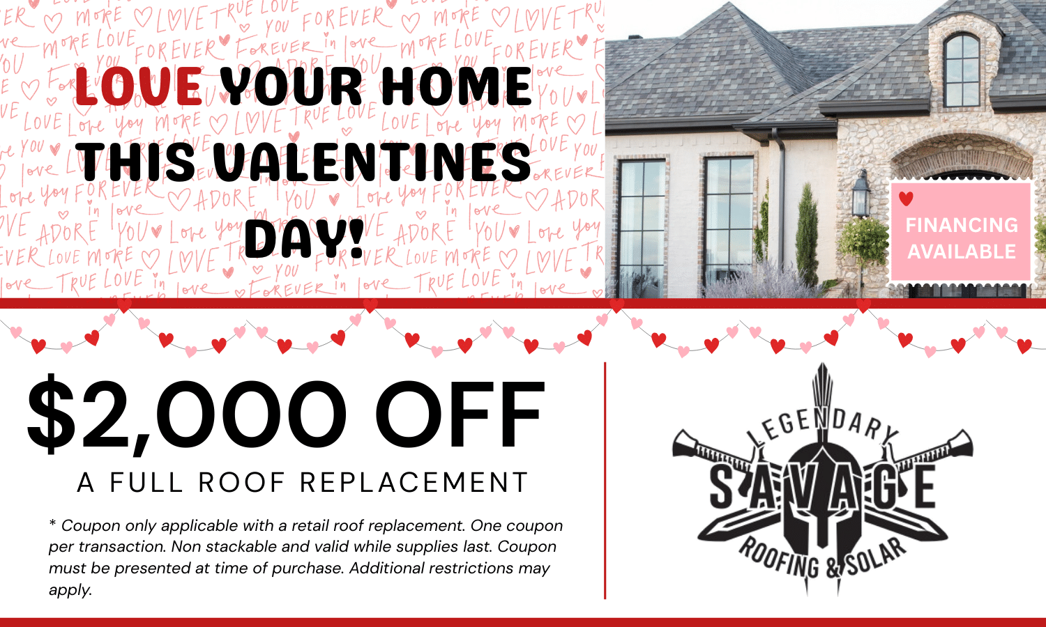 LOVE YOUR HOME THIS VALENTINES DAY!