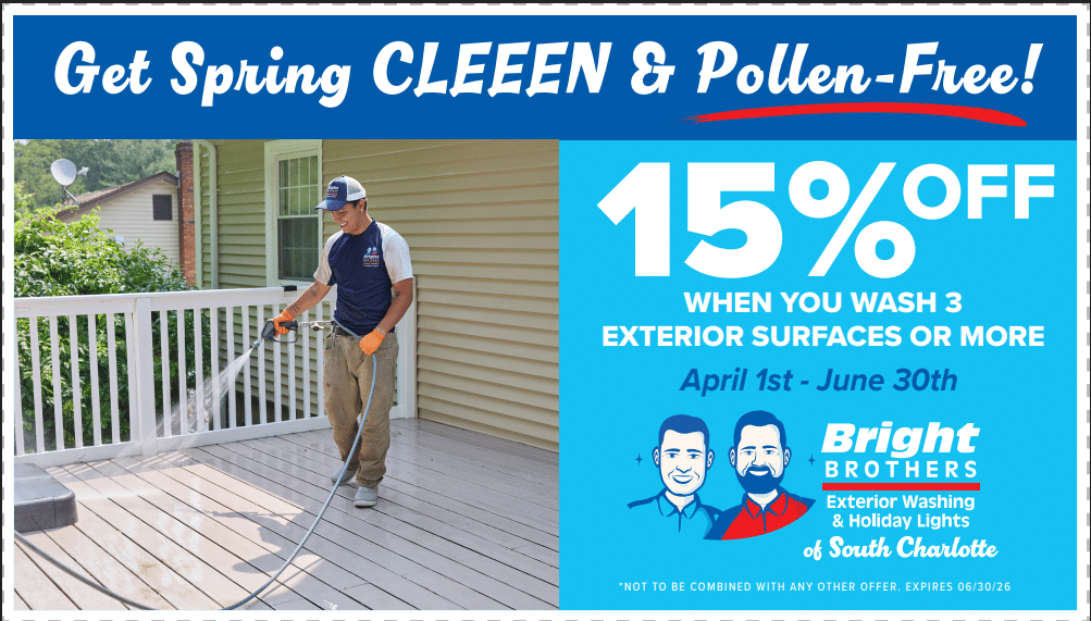 Get Spring CLEEEN & Pollen Free!